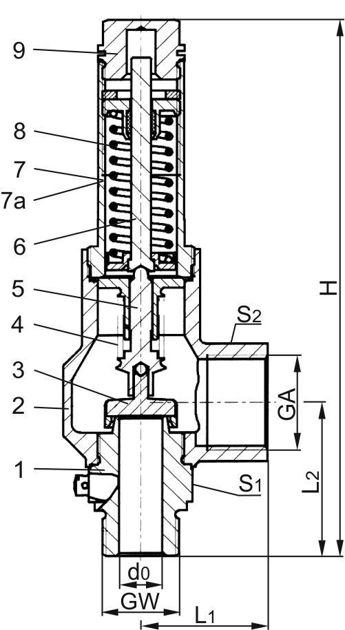 Type 06801 with bellow seal