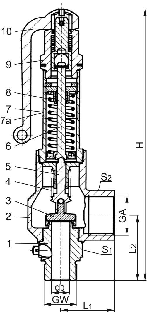 Type 06806 with bellow seal