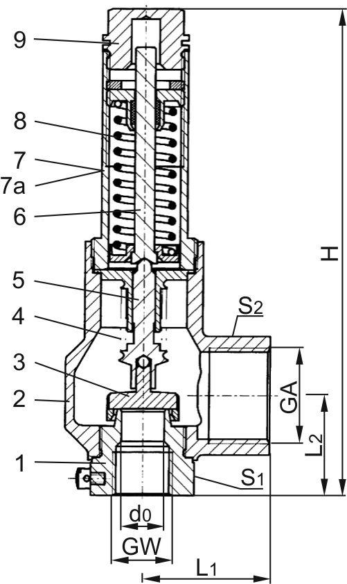 Type 06800 with bellow seal