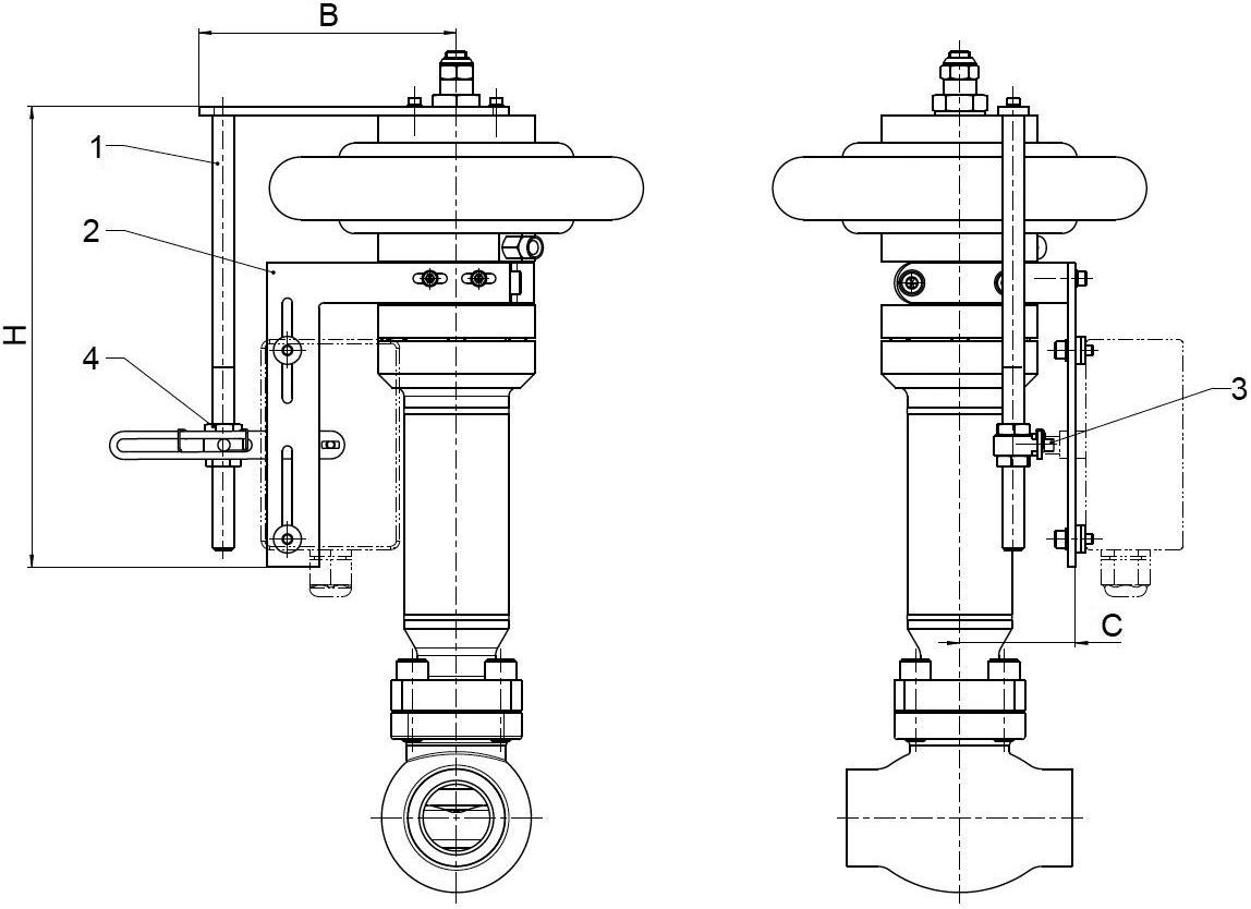 Type 74394 - Bracket for accessories