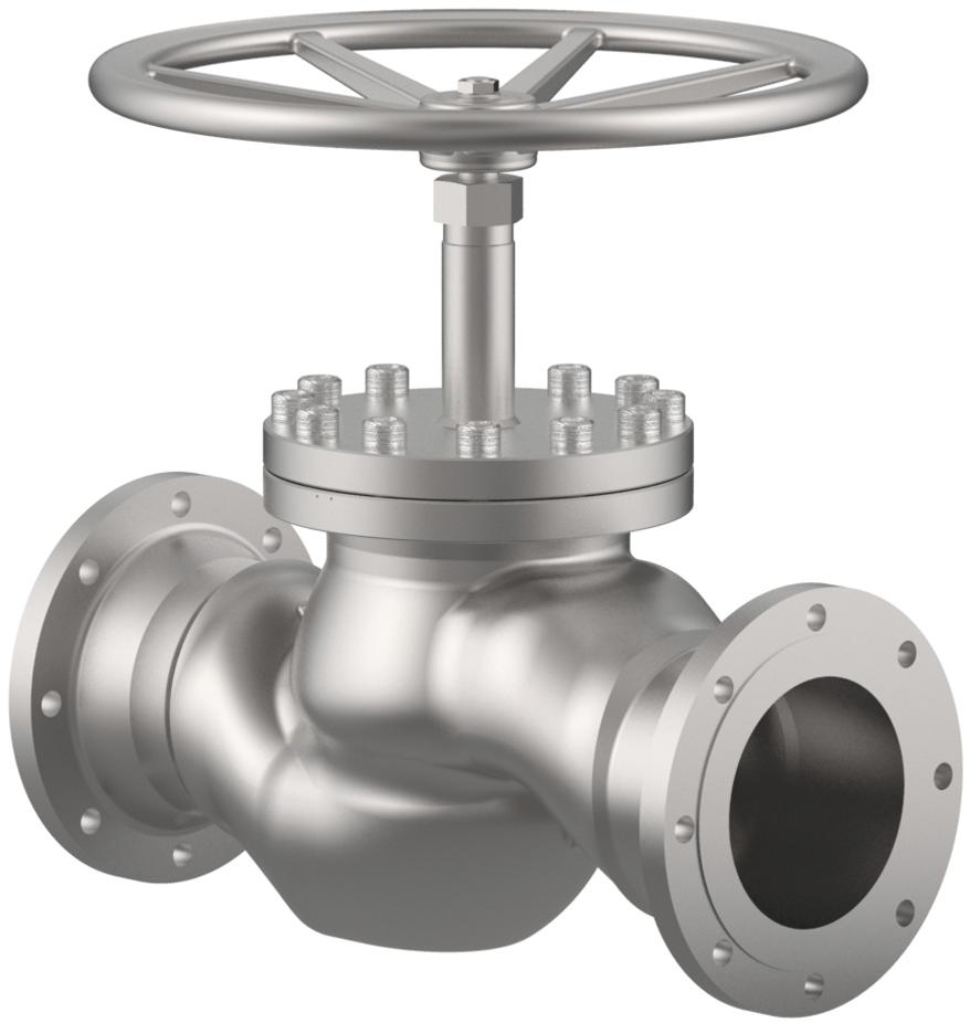 Type 03741 - Globe Valve, ASME B16.5 Flanges