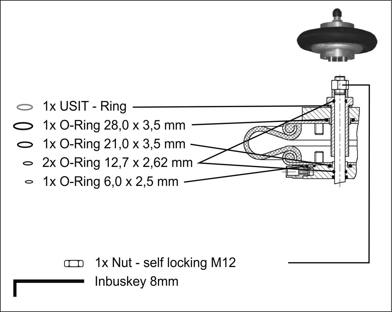 Type 30003 - Spare part kit